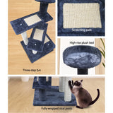 Pet 100 cm Tall Cat Kitten fun area Tree for playing,Scratching, climbing Post Tower- scratcher
