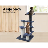 Pet 100 cm Tall Cat Kitten fun area Tree for playing,Scratching, climbing Post Tower- scratcher