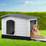 Pet House Pet kennel 98 x 68.5 x 68cm Extra Extra Large Pet Kennel - Grey