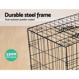 CAGE pet trap animal enclosure Folding 45 x 60 x 51cm  24inch - Black