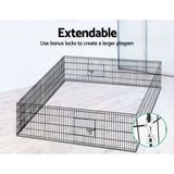 Cage enclosure 16 Parts Pet Exercise Cage Enclosure 2X24" Fence Play Pen 16 x (62cm x 60cm each )