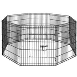 Cage enclosure 16 Parts Pet Exercise Cage 2X30" Enclosure Fence Play Pen 16x (61cm x 76cm each panel)
