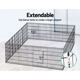 Cage enclosure 16 Parts Pet Exercise Cage 2X30" Enclosure Fence Play Pen 16x (61cm x 76cm each panel)