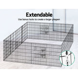 Cage enclosure 8 parts at per panel: 61cm x 91cm pets fence 36"  Pet run 2230imp