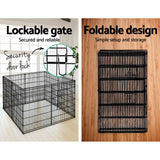 Cage enclosure 16 Parts Fence 2X36" Exercise Cage Enclosure 16 X (61cm x 91cm each panel)
