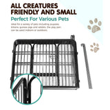Cage enclosure with 8 parts ( 80cm x 60.5cm each part) Exercise dog Enclosure run Fence puppy Play area 8 parts at 80x60cm each