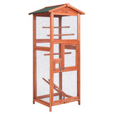 Cage wooden Bird Cage Pet Aviary Large
