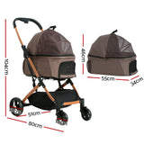 Pet transport Animal Stroller Dog Carrier Foldable Pram with 4 Wheels