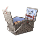 Picnic Basket Deluxe 4 Person Picnic Basket Baskets Outdoor Insulated Blanket