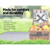 Picnic Basket 2 Person Picnic Basket Baskets Deluxe Outdoor Corporate Blanket Park