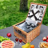 Picnic Basket 2 Person Picnic Basket Baskets Deluxe Outdoor Corporate Blanket Park