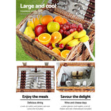 Picnic Basket 4 Person Picnic Basket Baskets Deluxe Outdoor Corporate Blanket Park