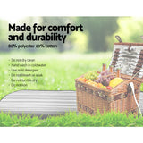 Picnic Basket 4 Person Picnic Basket Baskets Deluxe Outdoor Corporate Blanket Park