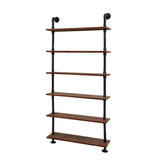 Wall Shelves Display Stand rack display  Bookshelf DIY With Pipe Shelf Brackets