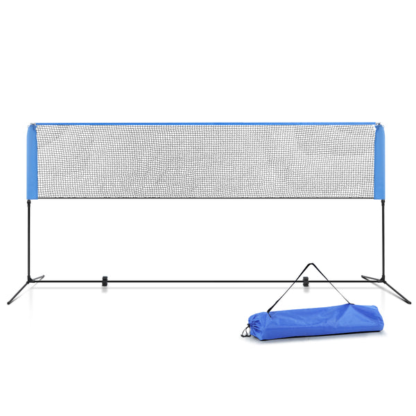 Portable net for Sports Net Stand tennis Badminton Volleyball Soccer 4m 4ft Blue