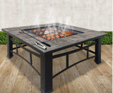 Fire Feature for BBQ Grill or as Table or as storage and for Heat Nice Pits for Coal and Wood Firepit Outdoor Garden