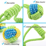 Pet Toy Dog Toy Rope Ball Toy Dogs Training Toy Interactive Knot Rope Style