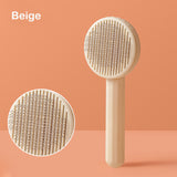 Pet Brush Pet Hair Grooming Cat Brush- PUSH AND CLEAN system -Dog Comb Slicker Brush For Cat Dog