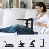 Portable Stand Adjustable Metal and ABS Portable Table