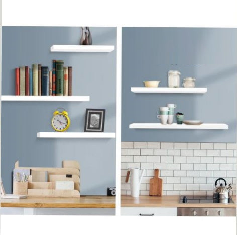 Wall Shelves set three Piece DIY to create Display space - White