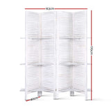 Divider 4 parts screen With Shelves for privacy Divider Folding Timber  Stand Practical (X/F)