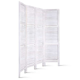 Divider 4 parts screen With Shelves for privacy Divider Folding Timber  Stand Practical (X/F)