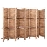 Divider 8 parts screen  With Shelves for privacy Divider Folding Timber  Stand  (X/F)