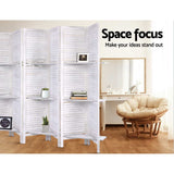 Divider 8 parts screen  With Shelves for privacy Divider Folding Timber  Stand Practical (X/F)