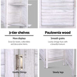 Divider 8 parts screen  With Shelves for privacy Divider Folding Timber  Stand Practical (X/F)