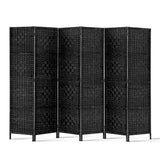 Dividers Modern Popular 6 Parts Room screen Divider -in Black