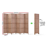 Privacy divide Big Divider 6 parts Folding Stand Privacy Screen- INQ--