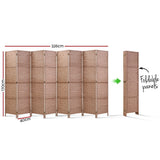 Privacy divide Big Divider 8 parts Folding Stand Privacy Screen