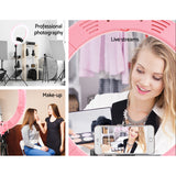 LED Ring 19" LED Ring Light 6500K 5800LM Dimmable With Stand Make Up Photo LED Ring Studio Video