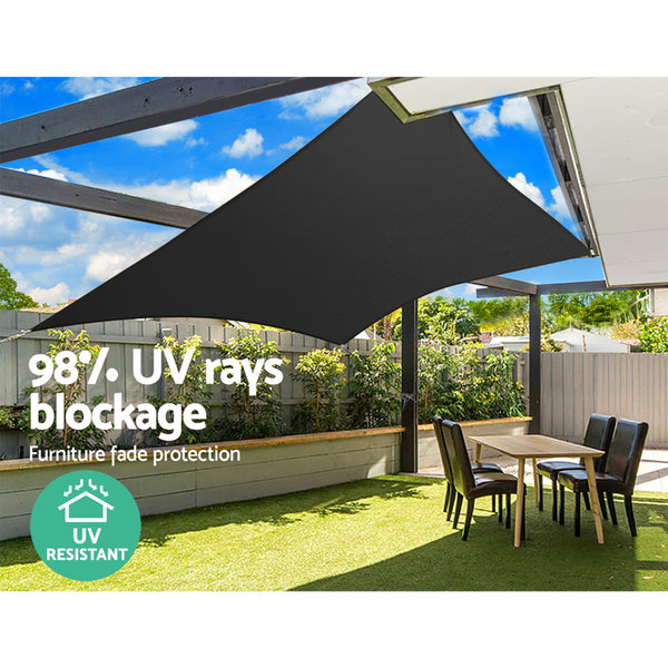 Shade Sun Shade 3x6m Sun Shade Sail Canopy Rectangle