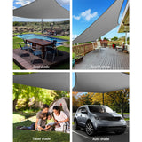 Shade Sun Shade Sail Cloth Shadecloth Outdoor Canopy Rectangle 280gsm 4x5m