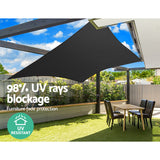 Shade Sun Shade 5x7m Sun Shade Sail Canopy Rectangle