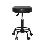 Stool nice design Round for home or business use in black with Swivel and gas lift