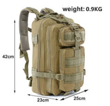 Backpack Durable Many Pockets Bag excursions Outdoors Camping