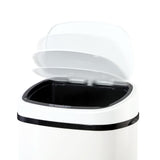Rubbish Bin 68L Sensor Bin Auto White