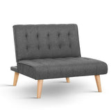 Lounge Recliner Chair Futon Couch Sofa  Single Modular Bed  85cm x 81cm x 74cm