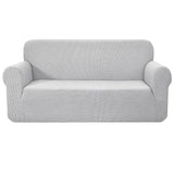 Sofa Cover High Stretch Couch Lounge  protector Slipcovers 3 Seater in Grey