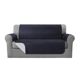 Sofa Cover Quilted Couch Covers Water Resistant 3 Seater Dark Grey