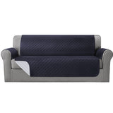Sofa Cover Quilted Couch Covers Water Resistant 4 Seater Dark Grey