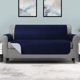 Sofa Cover Quilted Couch Covers Water Resistant 4 Seater Navy