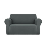 Sofa Cover Elastic Stretchable Couch Covers Lounge  protector Grey 2 Seater