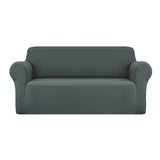 Sofa Cover Elastic Stretchable Couch Covers Lounge  protector Grey 3 Seater