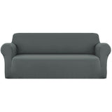 Sofa Cover Elastic Stretchable Couch Covers Lounge  protector Grey 4 Seater