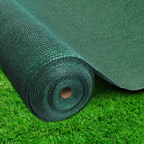Shade Sun Shade Cloth 3.66m w x10m Shadecloth Sail Roll Mesh 195gsm Green 90%