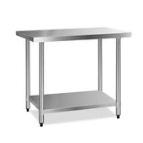 Trolley Metal 61cm x 1219mm Kitchen Trolley Kitchen Bench Steel Kitchen work top