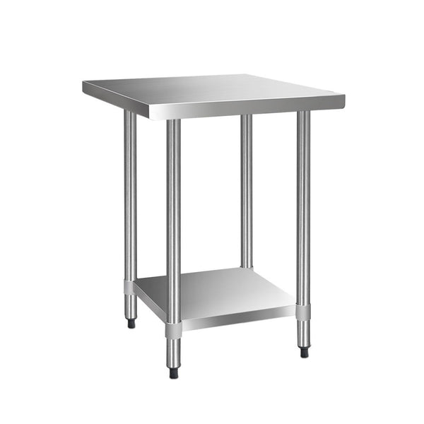 Trolley Metal 76.2 x 76.2 cm Stainless Steel Kitchen Bench